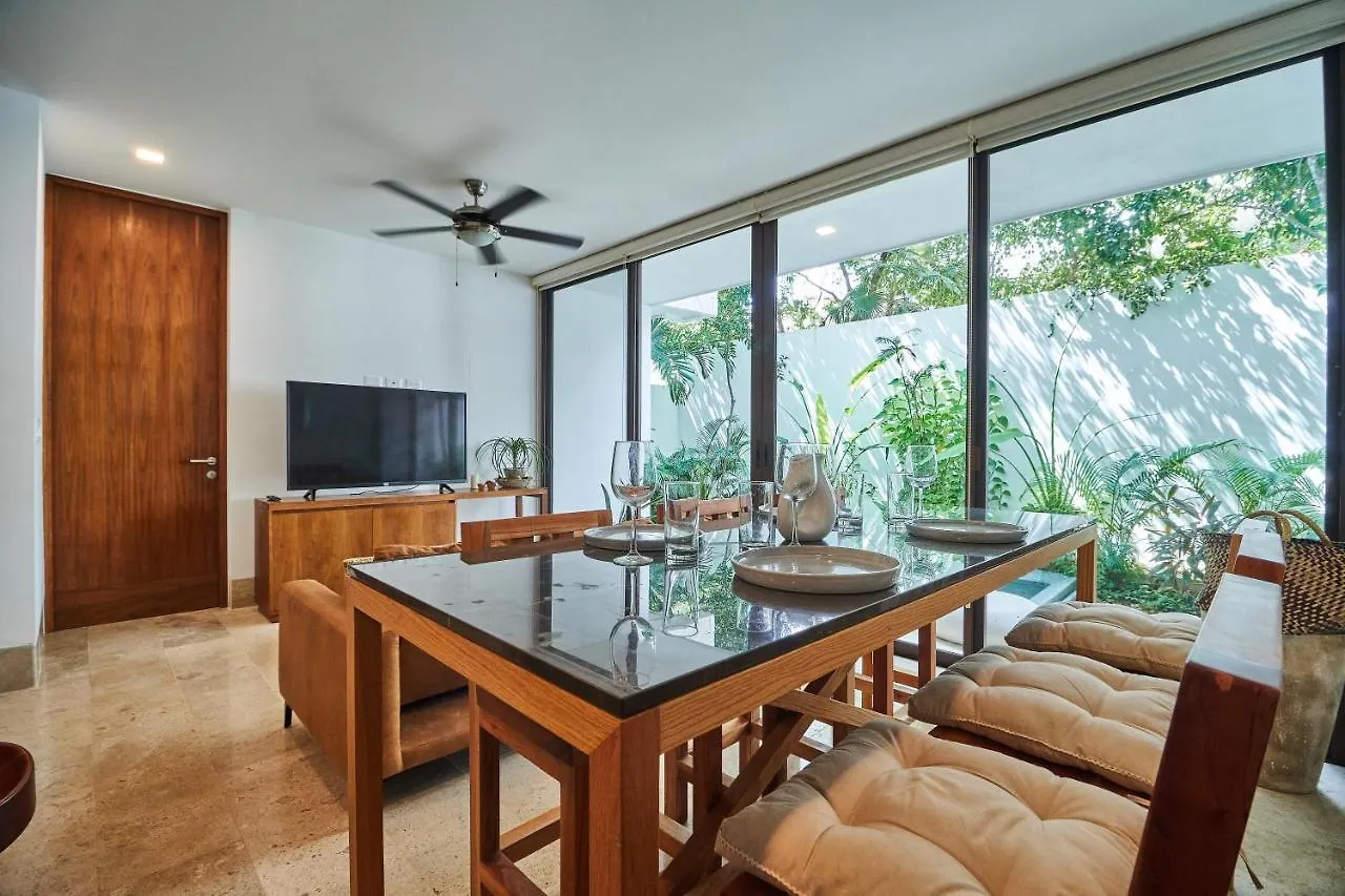 Apartment Omara 2-Br Pool - Tropical 2-Br Condo With Private Pool + Amenities! Tulum Mexico